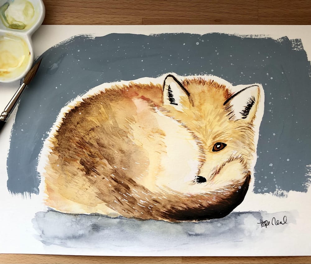 Watchful fox - image 1 - student project