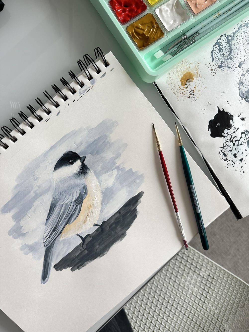Black capped chickadee - image 1 - student project