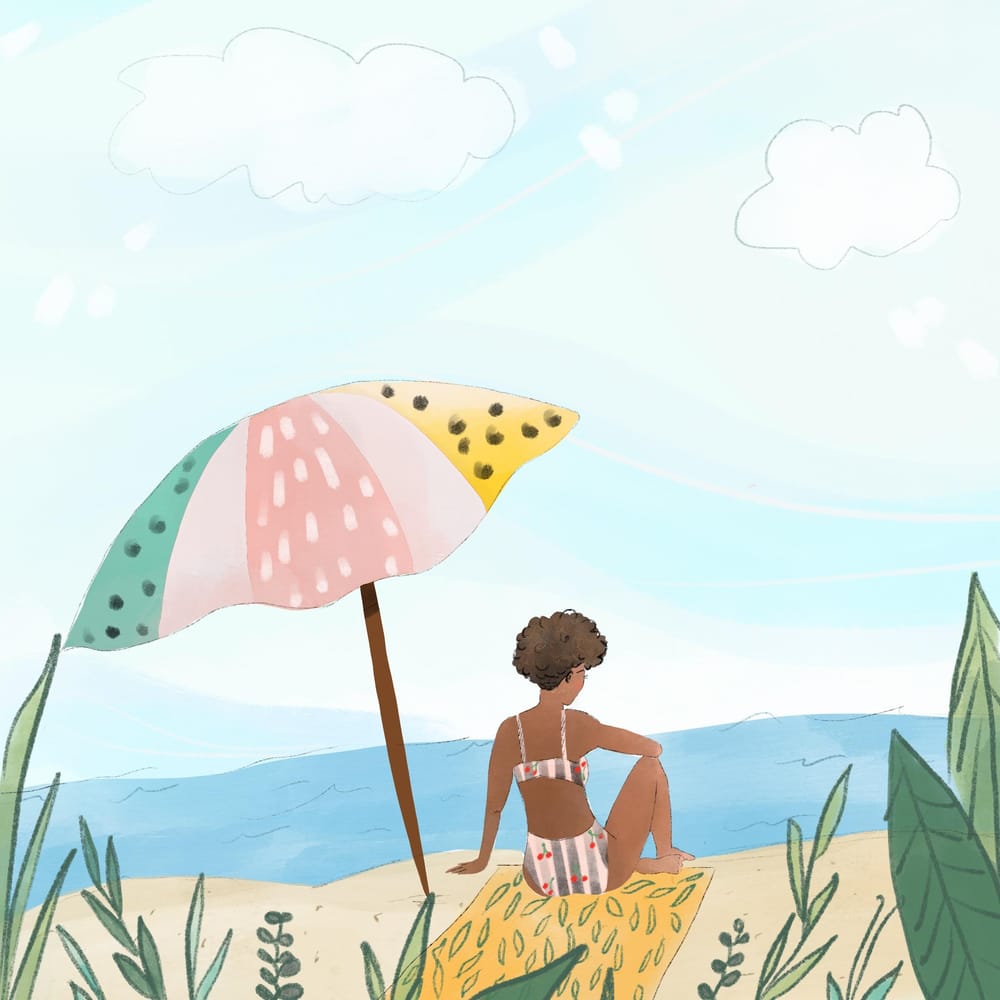 Digital Watercolor Illustration (Teacher's Sample Project) - image 2 - student project