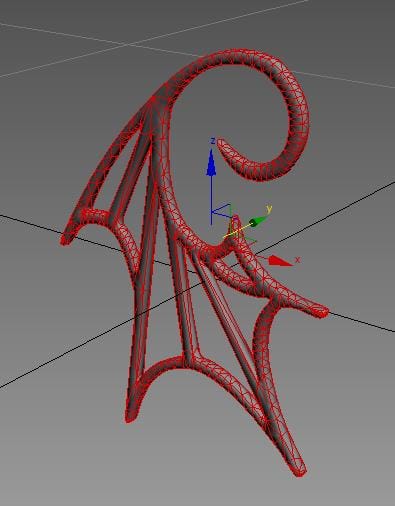 Bat wing shape! (UPDATE! A second attempt at printing!) - image 4 - student project