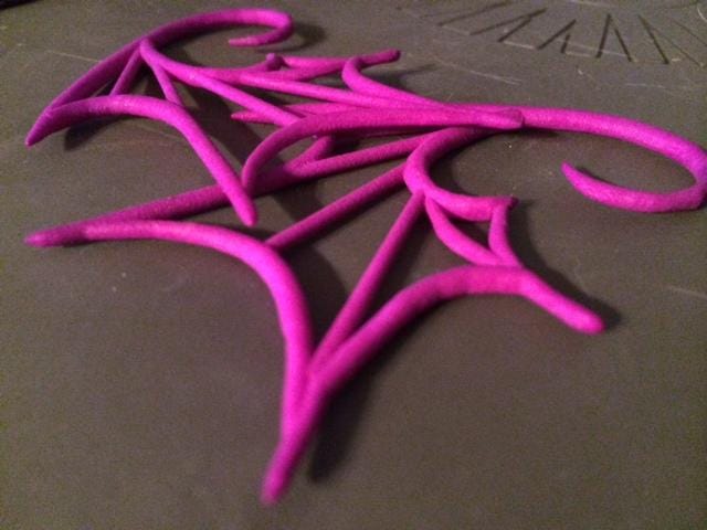 Bat wing shape! (UPDATE! A second attempt at printing!) - image 9 - student project