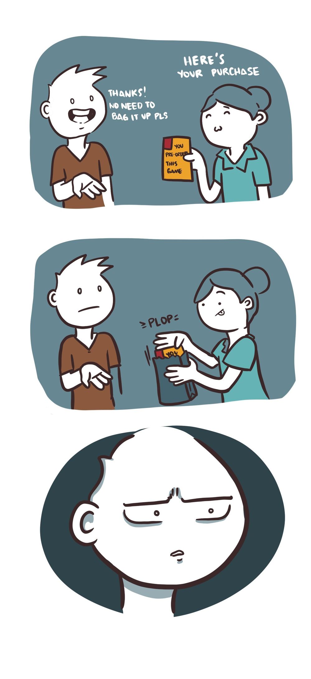 expressions practise + 3 panel comic Skillshare Student Project