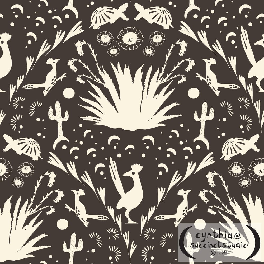 Roadrunner - Scallop Reflected Repeat - image 1 - student project