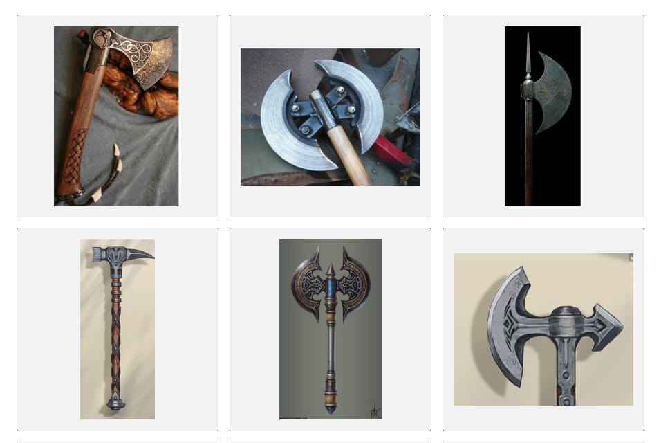 Fantasy Weapon Battle Axe Skillshare Student Project