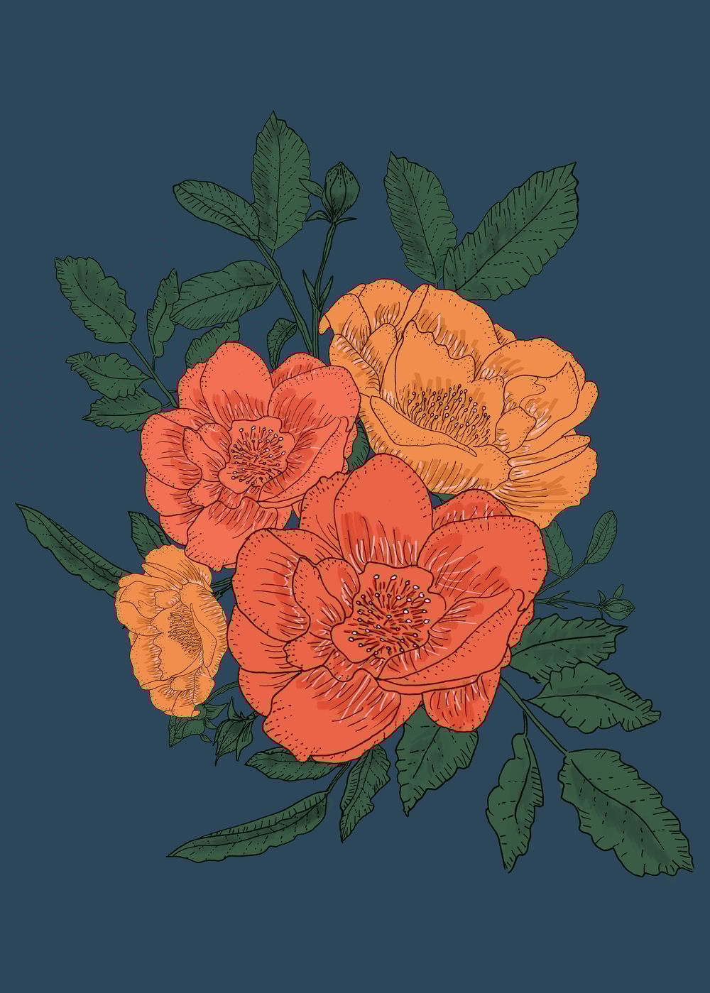 In Bloom Placement Print & Mock Up - image 4 - student project