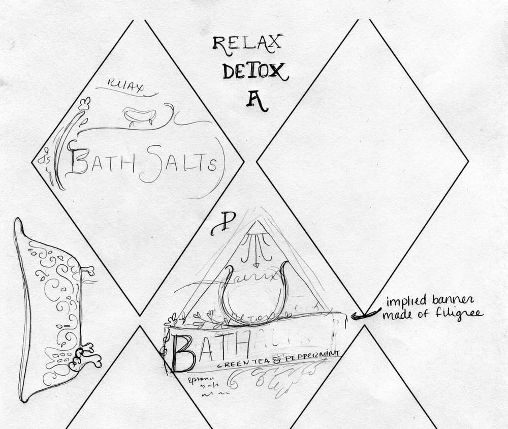 Bath Salt Label - image 31 - student project