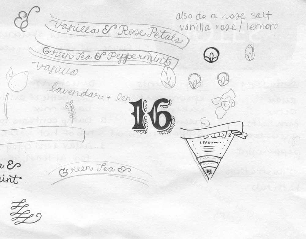 Bath Salt Label - image 13 - student project
