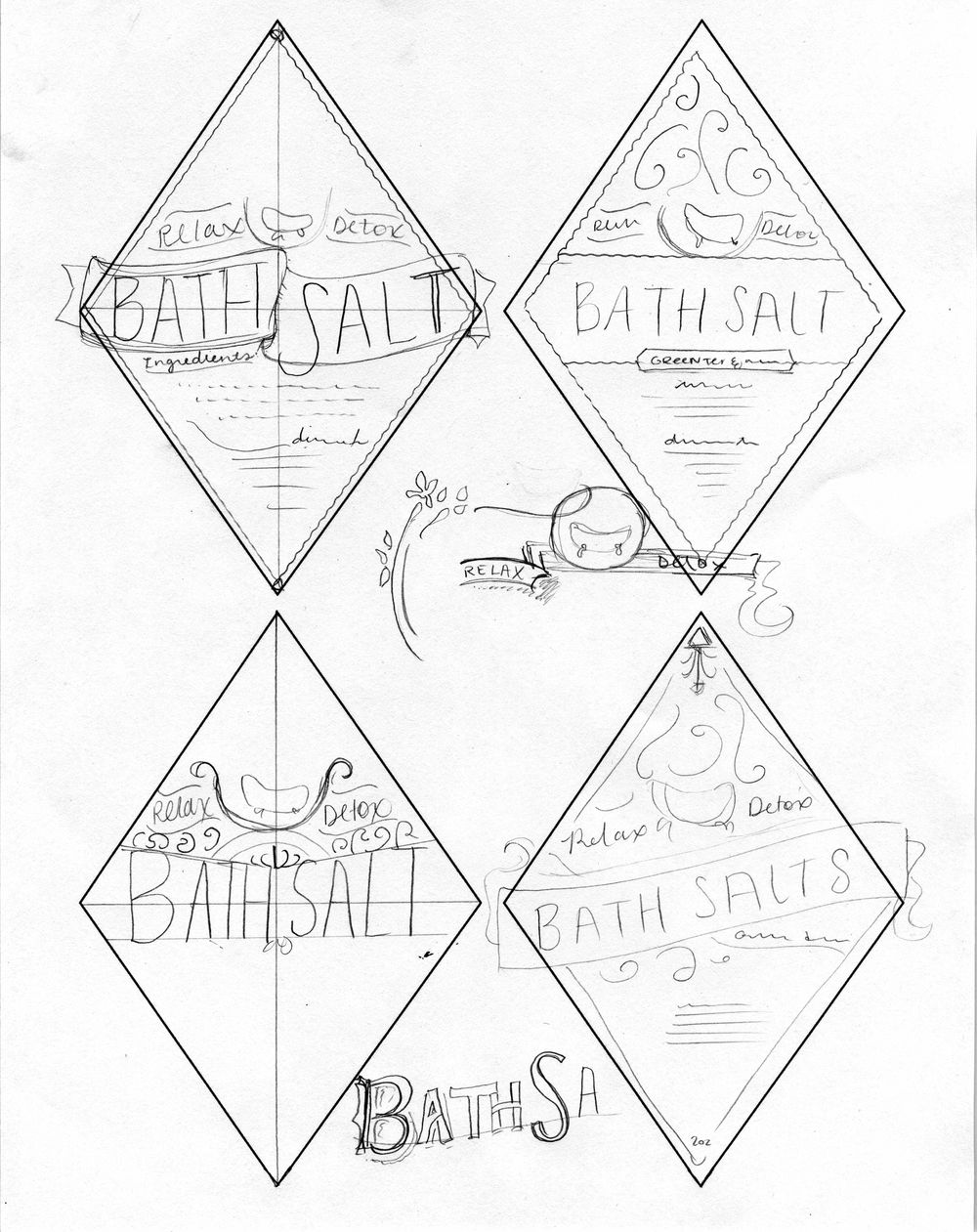 Bath Salt Label - image 32 - student project