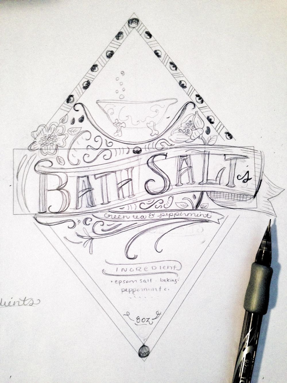 Bath Salt Label - image 23 - student project