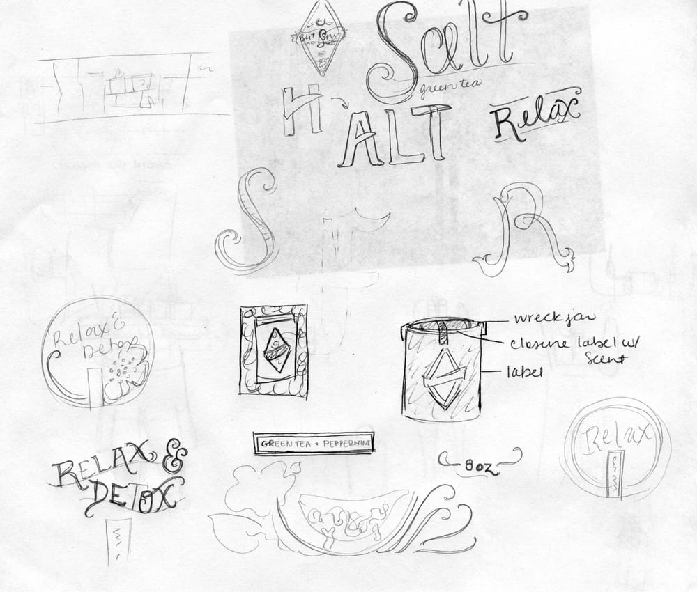 Bath Salt Label - image 33 - student project