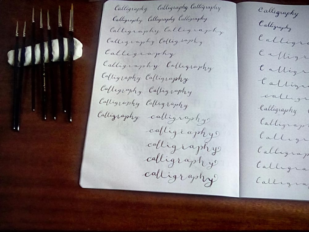 5 steps of calligraphy - image 2 - student project