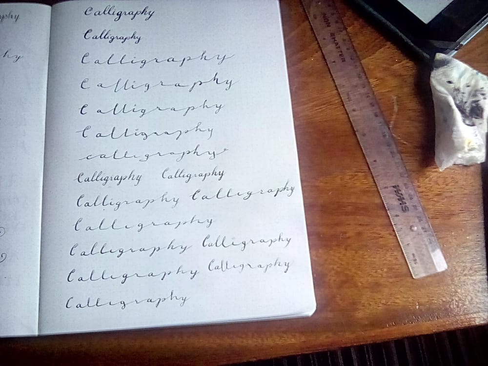 5 steps of calligraphy - image 1 - student project