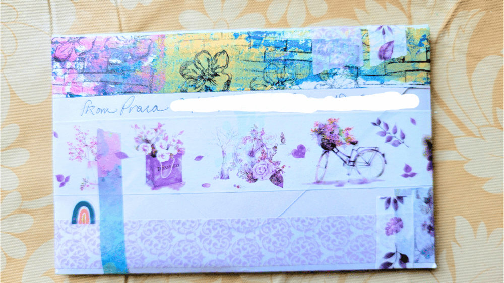 Washi tape envelope - image 1 - student project