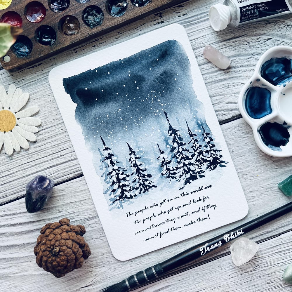 My 10-minute Winter Landscape - image 1 - student project
