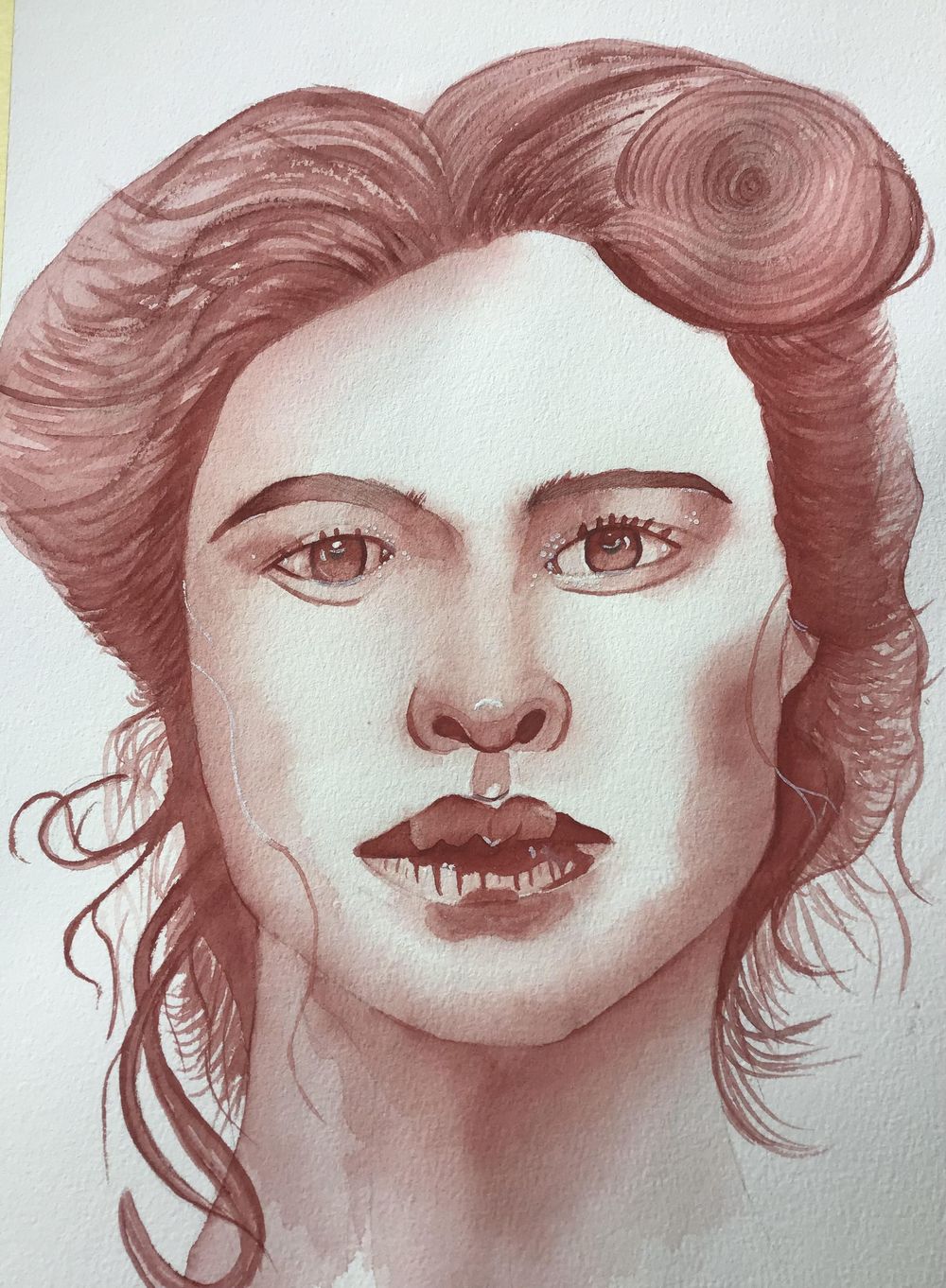Monochromatic portrait - image 1 - student project