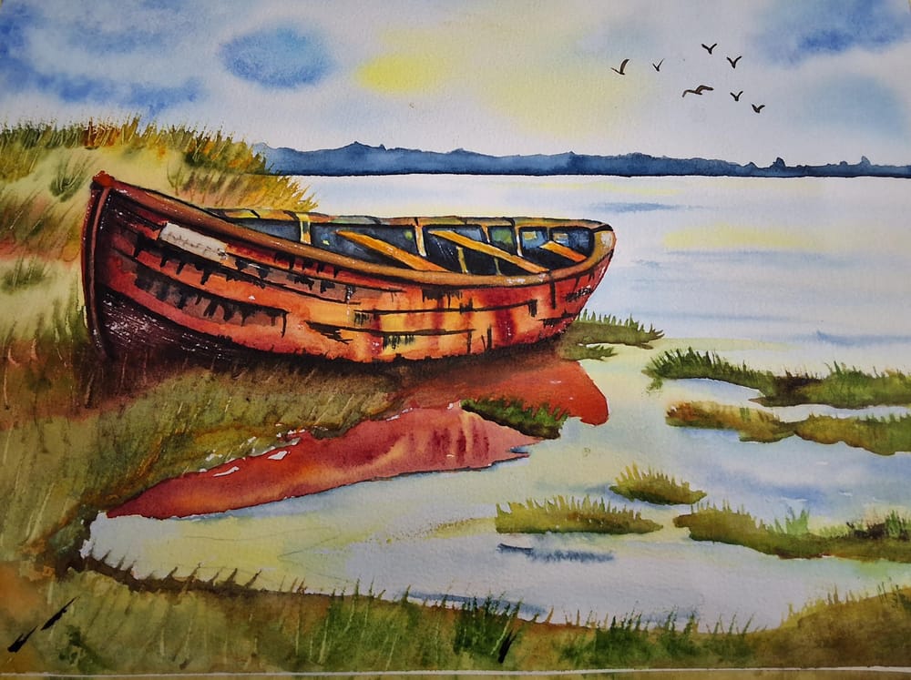 The  old red boat - image 1 - student project