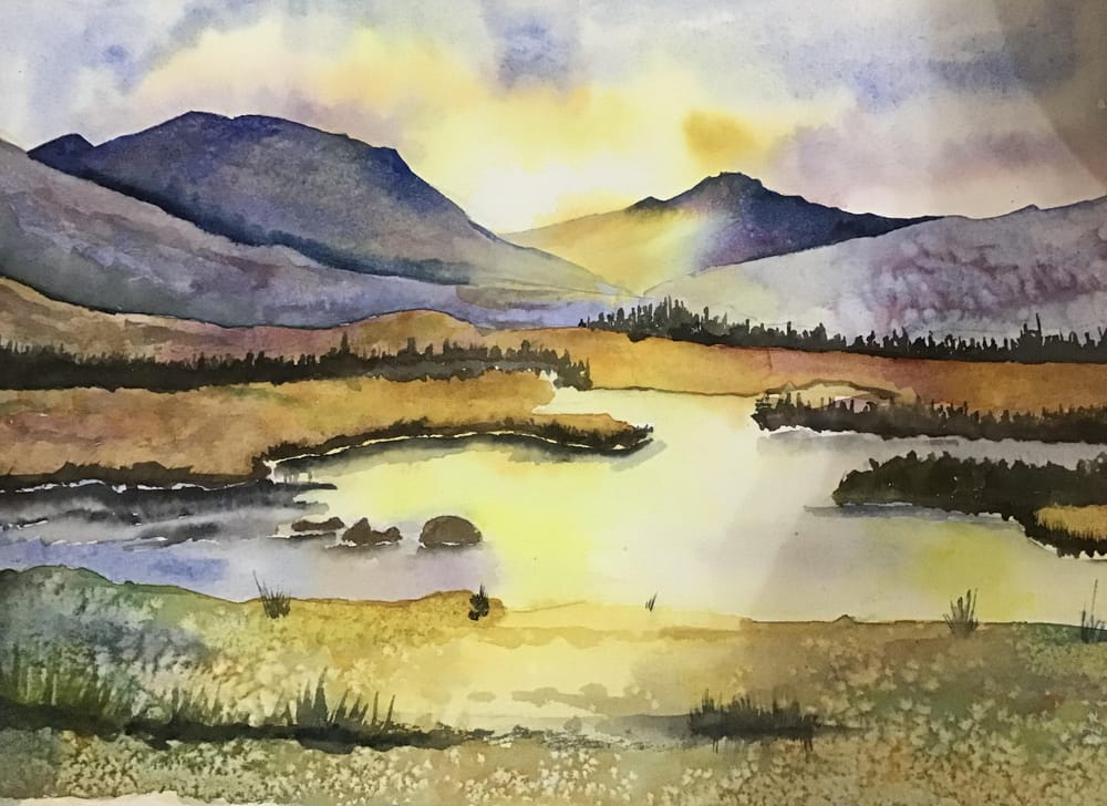 Mountain sunrise - image 1 - student project