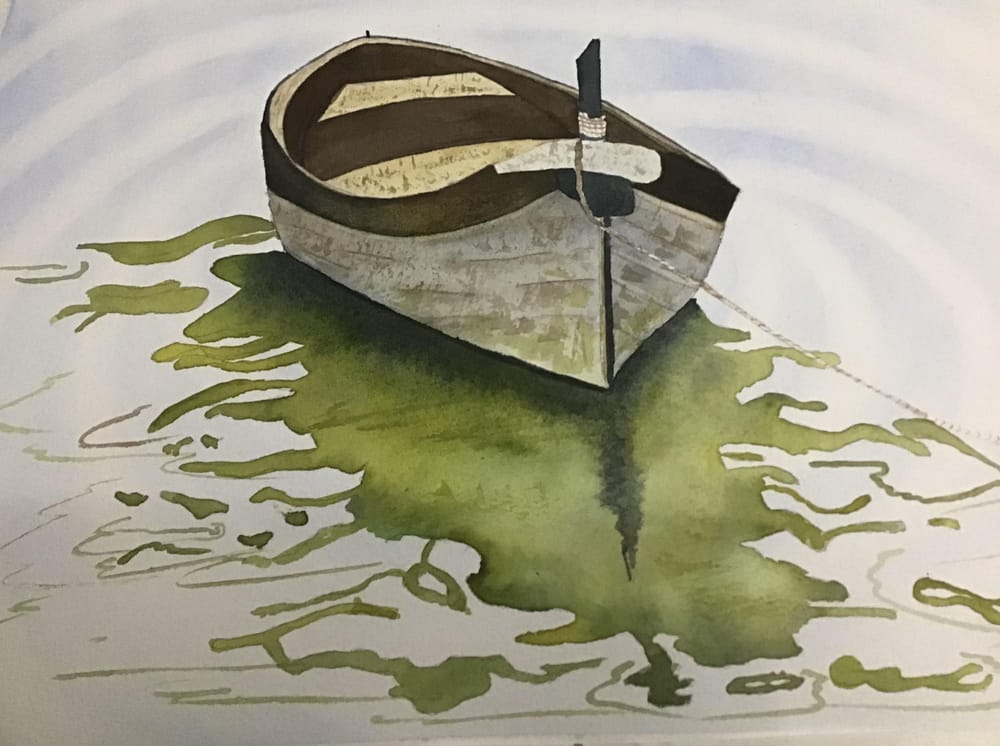 Sea magic boats and reflections - image 1 - student project