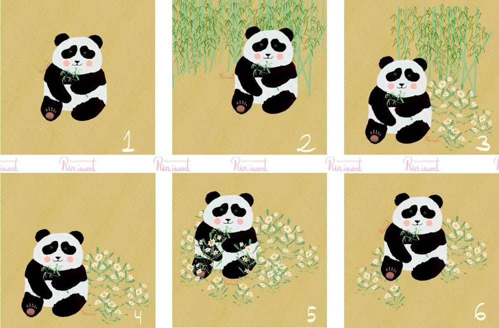 Panda print - image 1 - student project