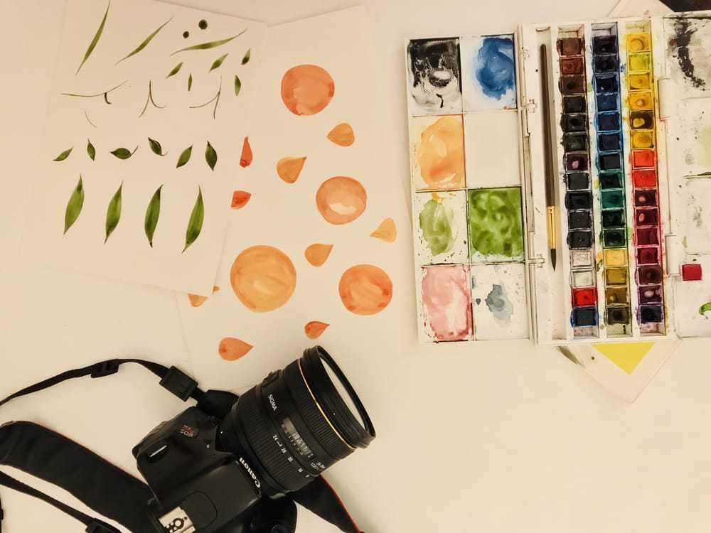 Painted Oranges Pattern - image 1 - student project