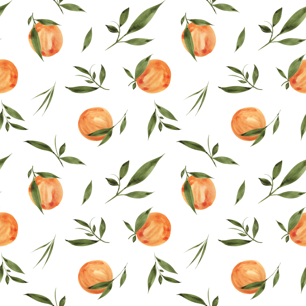Painted Oranges Pattern - image 6 - student project
