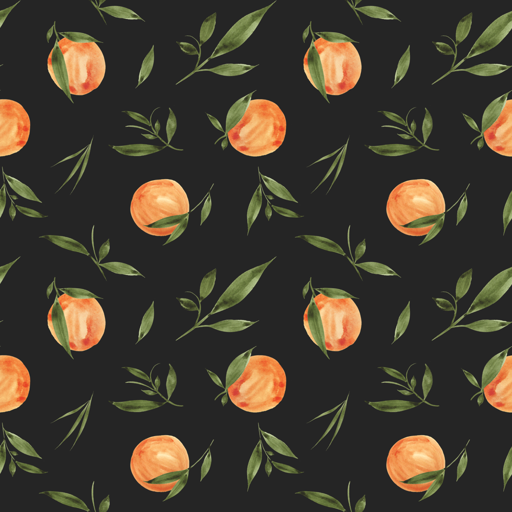 Painted Oranges Pattern - image 7 - student project