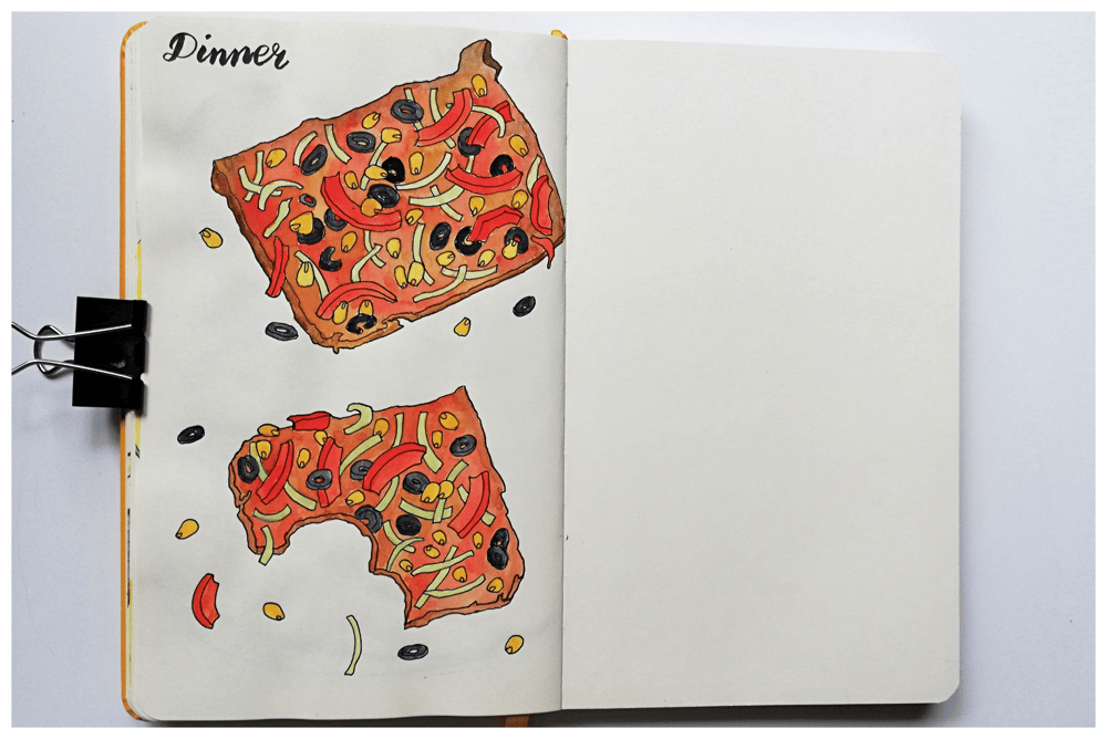 Daily Food Drawing - image 4 - student project