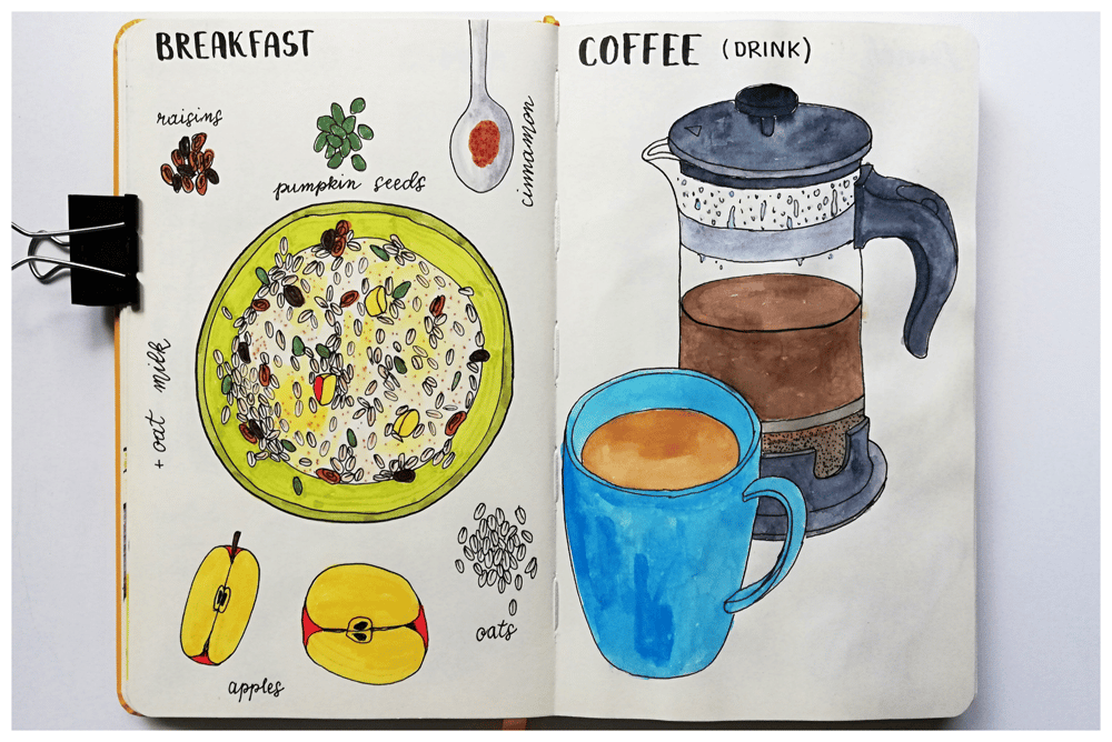 Daily Food Drawing - image 1 - student project