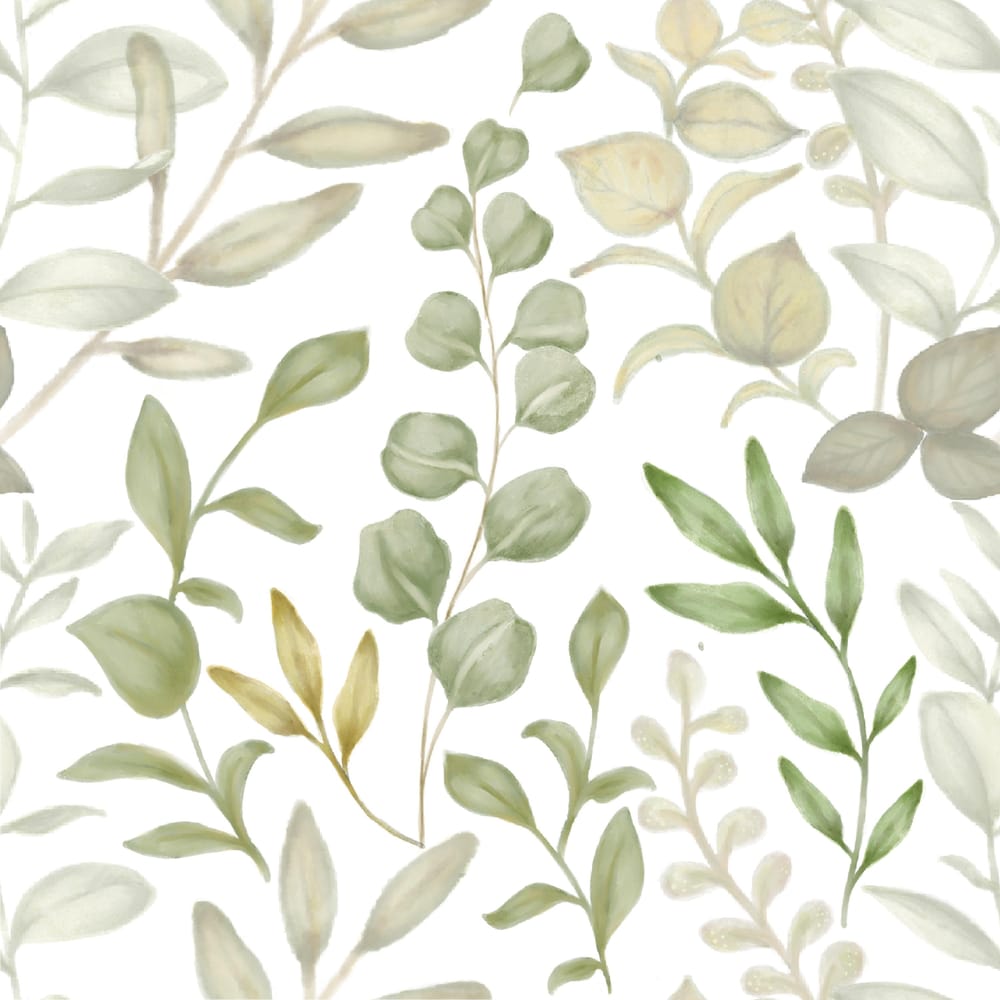 Botanical Pattern in Watercolor - image 2 - student project