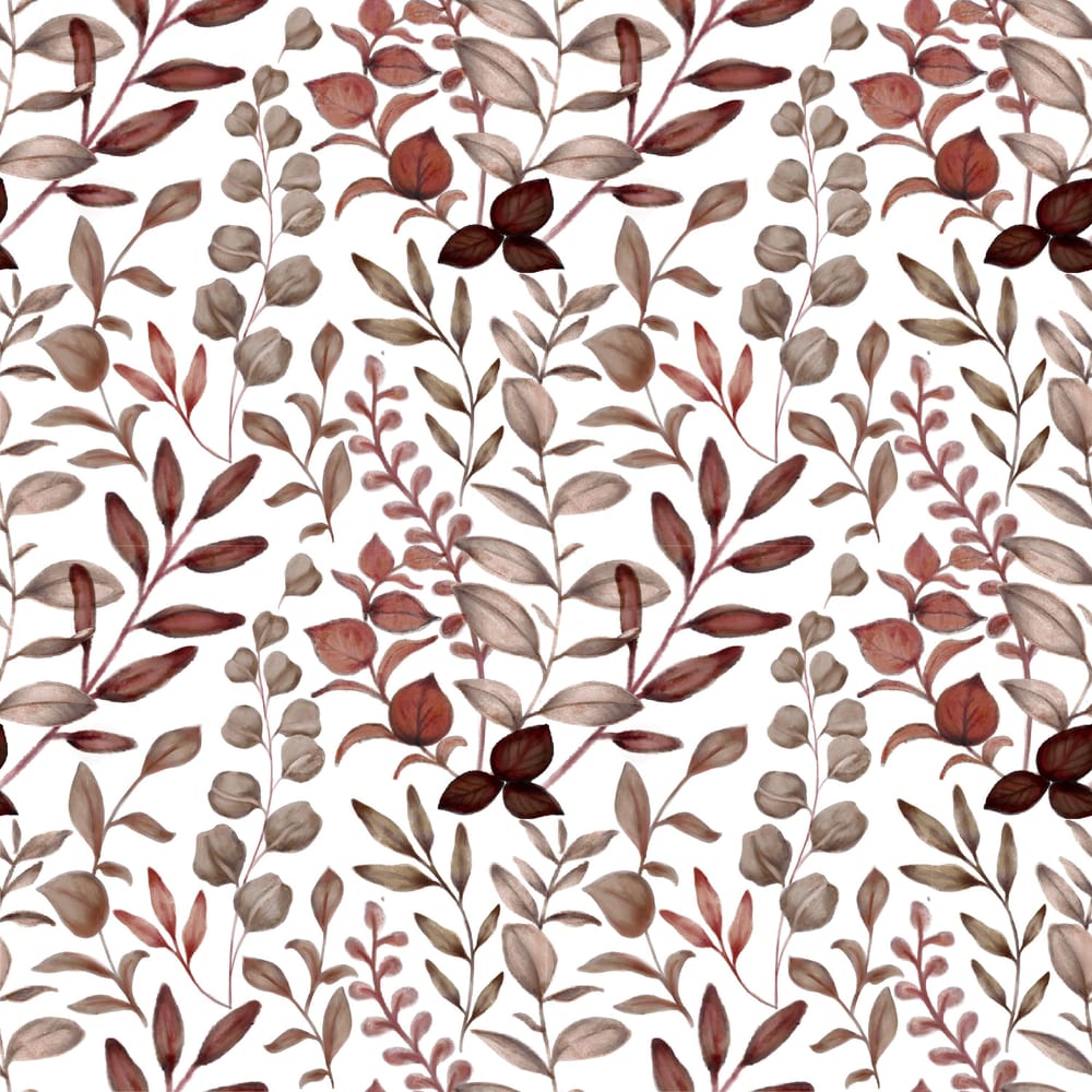 Botanical Pattern in Watercolor - image 4 - student project