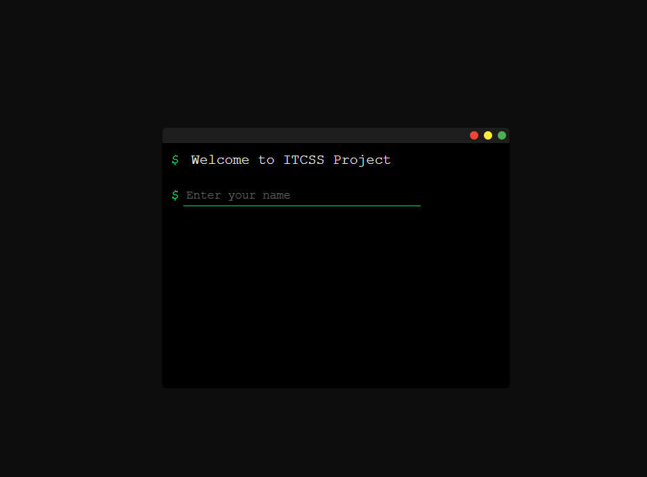 ITCSS Project - image 1 - student project
