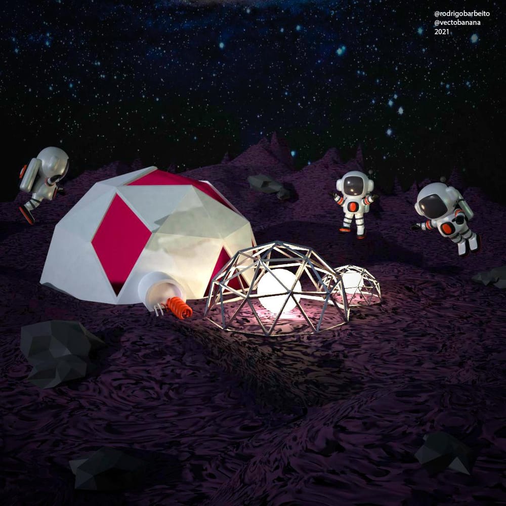 Space Scene - image 1 - student project