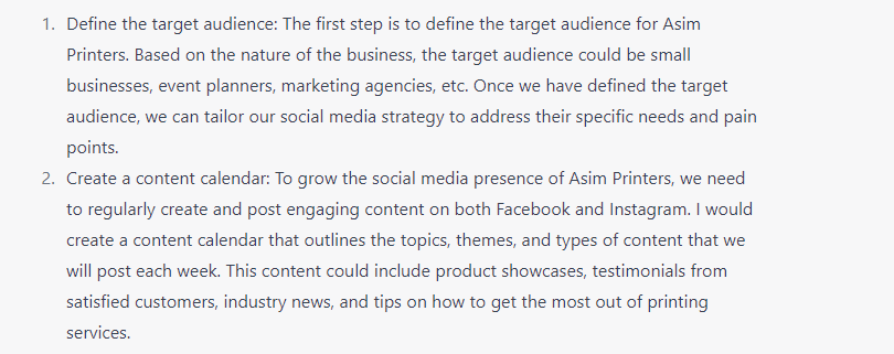 Prepare a social media strategy as a Social media manager for my business. - image 2 - student project