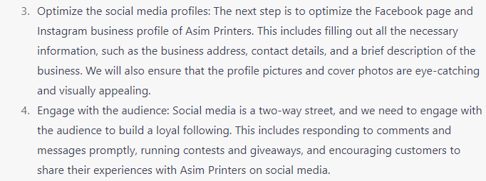 Prepare a social media strategy as a Social media manager for my business. - image 3 - student project