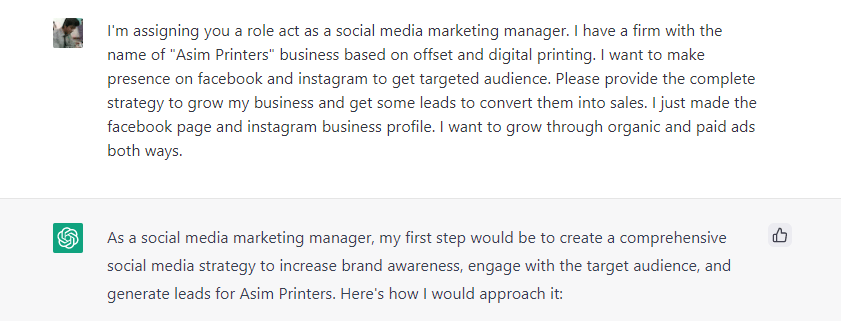 Prepare a social media strategy as a Social media manager for my business. - image 1 - student project
