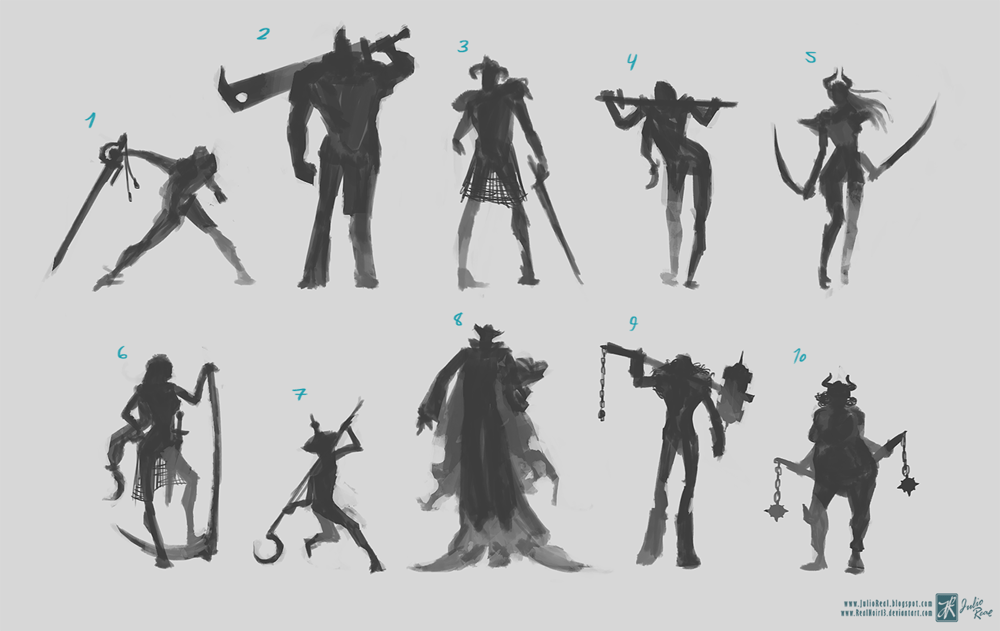 Fantasy character design - image 1 - student project