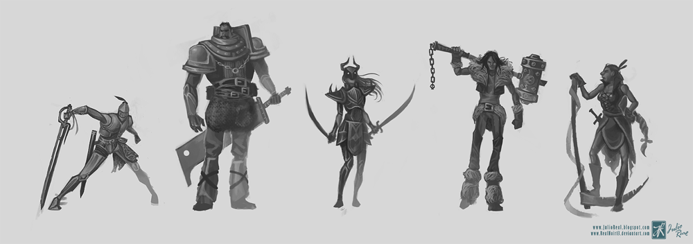 Fantasy character design - image 2 - student project
