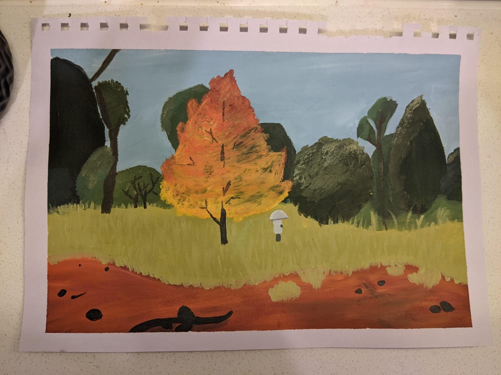 Abstract landscape - image 1 - student project