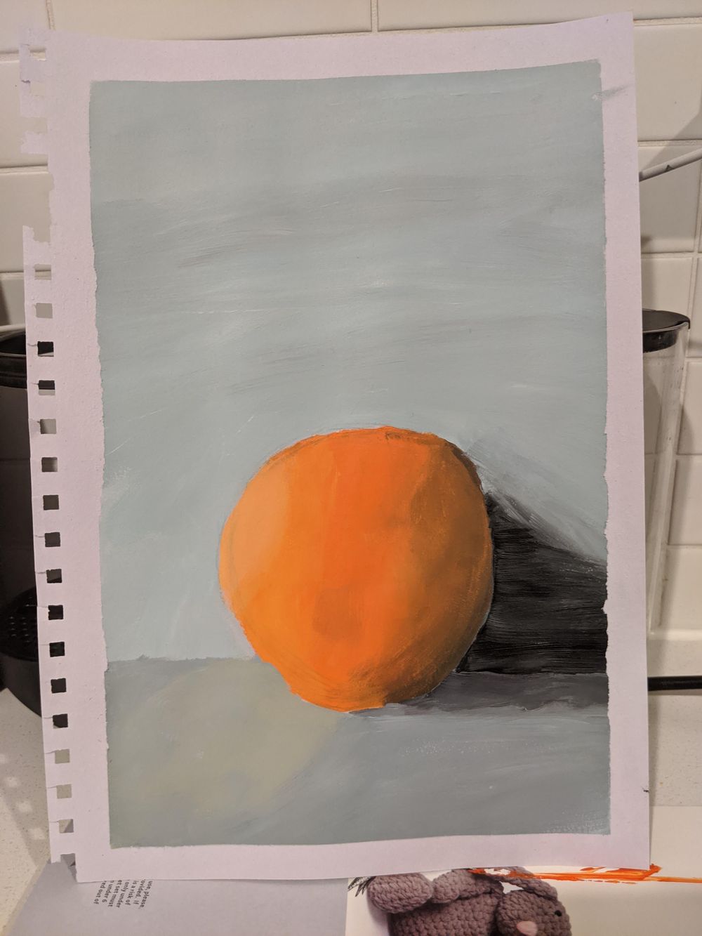 Orange and cliffs - image 2 - student project