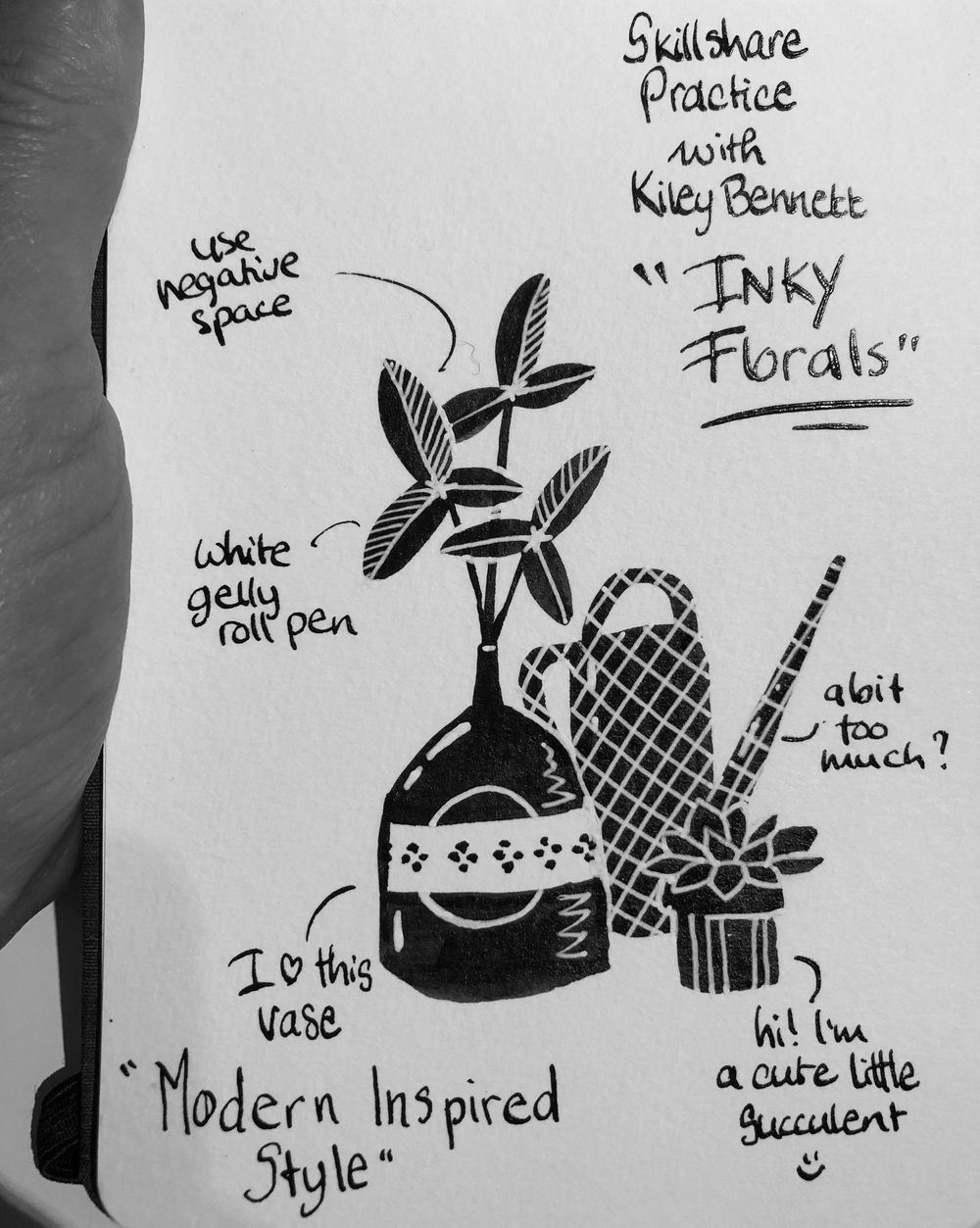 Inky doodles - image 2 - student project