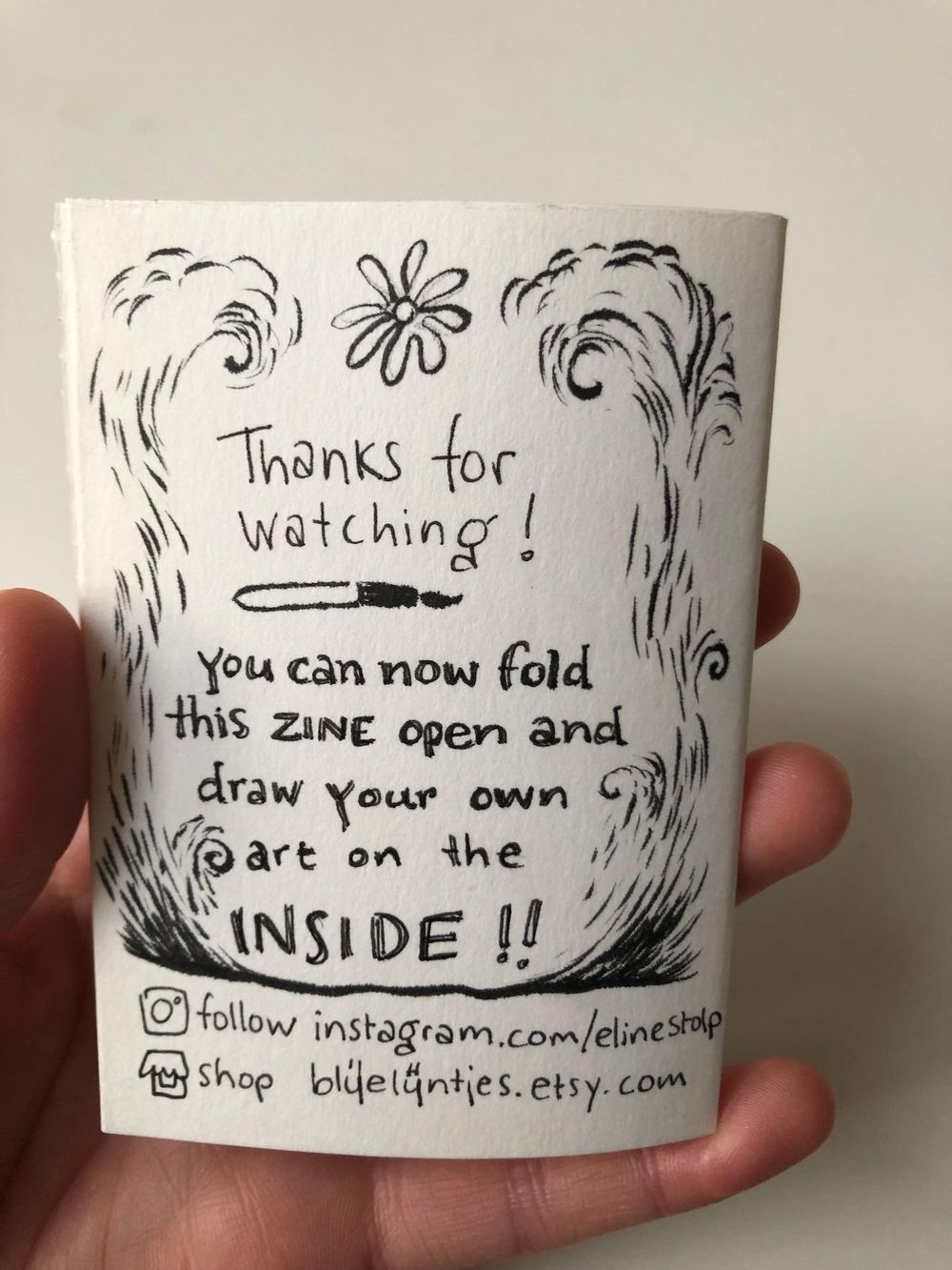 Brush Pen Zine - image 5 - student project