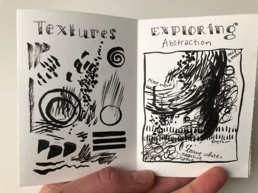 Brush Pen Zine - image 3 - student project