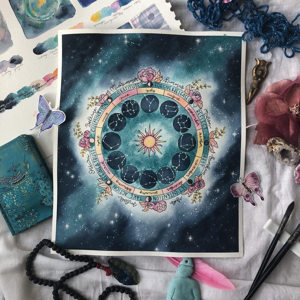 Wheel of the Year - image 1 - student project