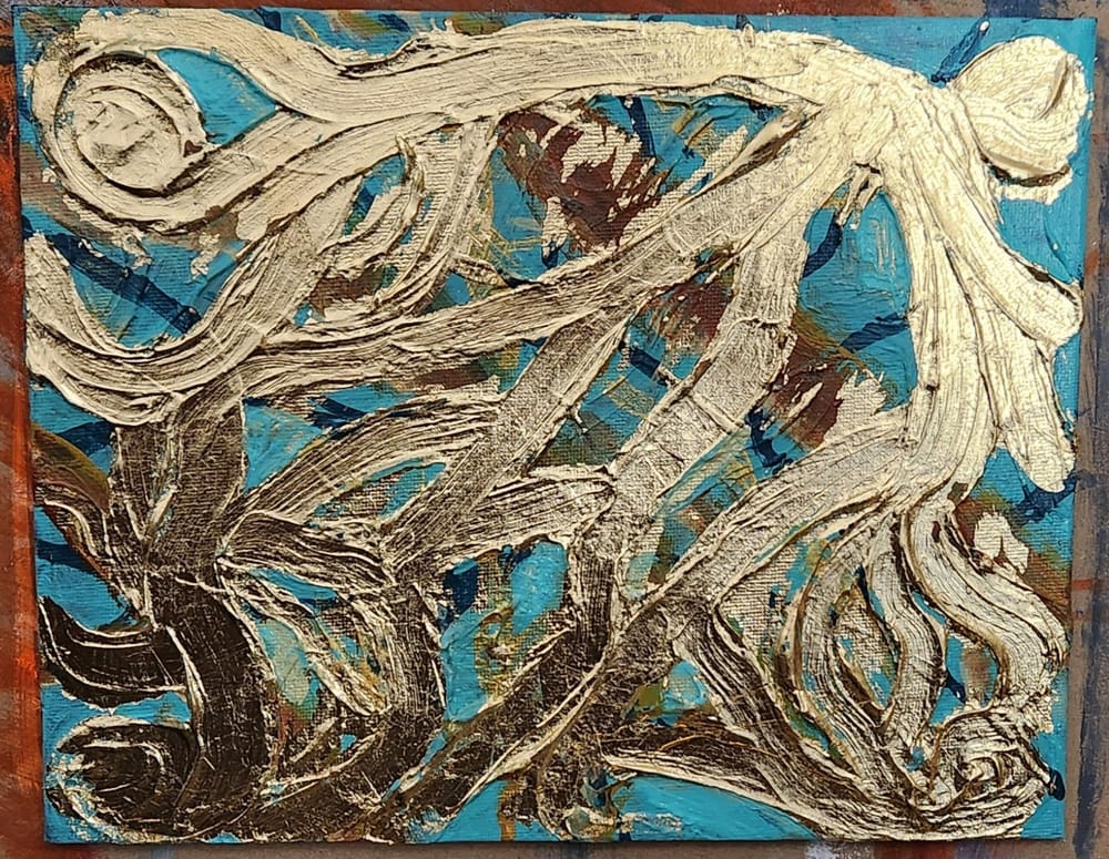 Three gold leafed pieces - image 3 - student project