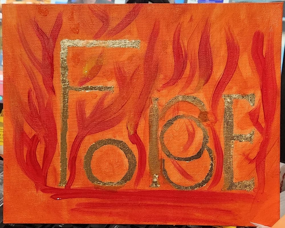 Three gold leafed pieces - image 2 - student project