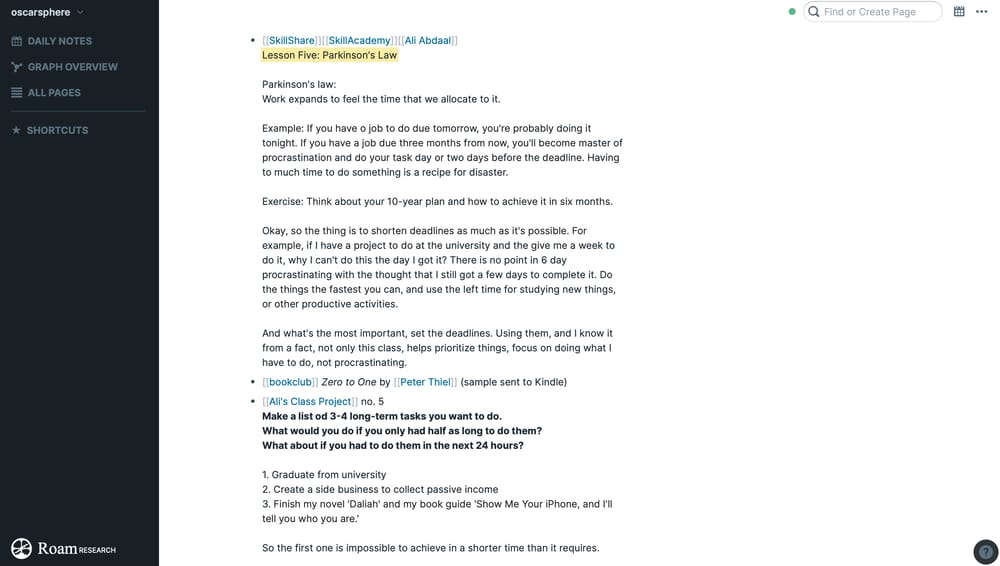 Productivity Masterclass by Ali Abdaal. What did the course teach me? - image 12 - student project