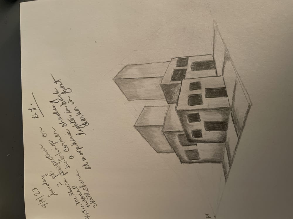 1 and 2 point perspective projects - image 1 - student project