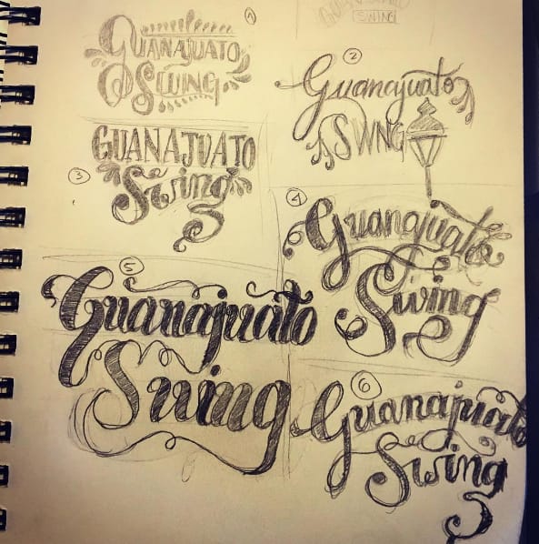 Guanajuato Swing Logo - Work in progress - image 2 - student project