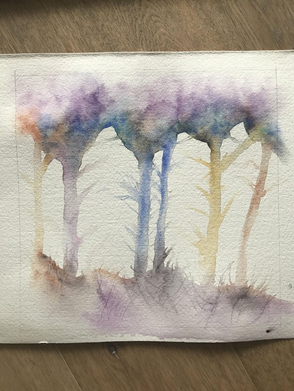 My rainbow trees - image 1 - student project