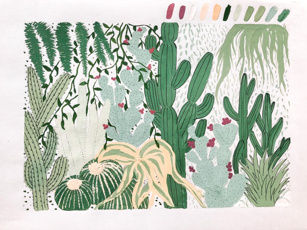 My own imaginary botanical garden - image 2 - student project